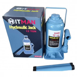 Hitman HT-20312T Hydraulic Bottle Jack, 12 Tonna, max. 457 mm emelési magasság