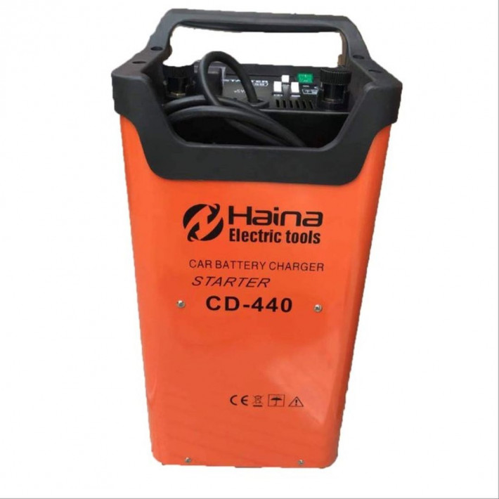 Haina CD440 Akkumulátor Töltő és Indító Bikázó, 12V/24V, CD440