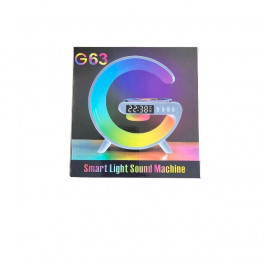 G63 Multifunkciós Bluetooth hangszóró, vezeték nélküli töltő, RGB LED party fény és éjszakai lámpa – 10W