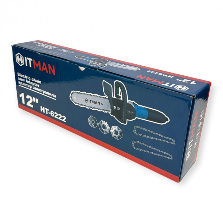 Hitman HT-6222 Univerzális Láncfűrész Adapter Sarokcsiszolóra Olajtartállyal