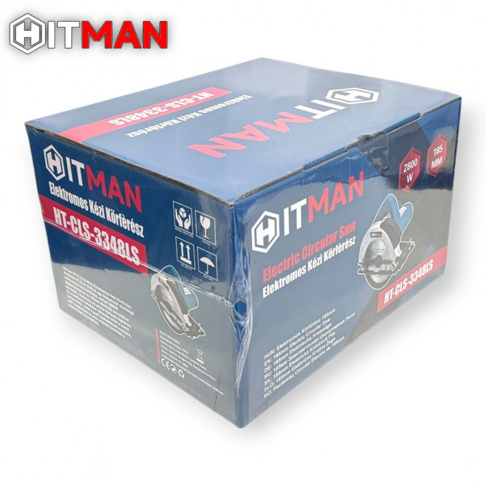 Hitman HT-CLS-3348LS 2800W Lézeres Körfűrész 185mm Tárcsaátmérővel