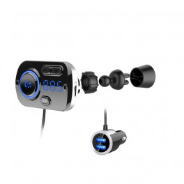 BC49BQ Bluetooth autós MP3 lejátszó Fm Transzmitter LED kijelzővel 2 telefonos 