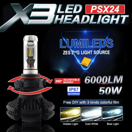CSP LED fényszóró X3Ledheadlight