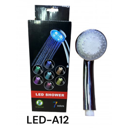 Színváltós LED zuhanyfej LED-A12