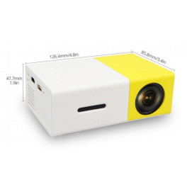 MINI LED PROJEKTOR AAO YG300 - 600LUMEN 