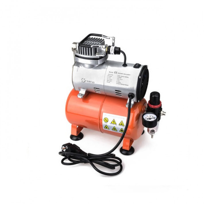 Haina airbrush mini olajmentes kompresszor 1100W 3liter H-1805 HM6307