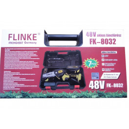 Flinke FK-8032 48V akkus mini láncfűrész  2db akku - 2db lánc