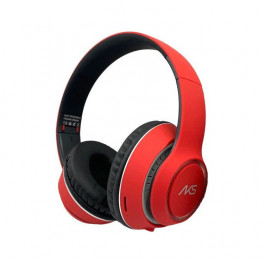 AKS100 Bluetooth Fejhallgató Piros