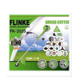 Flinke benzinmotoros fűkasza bozótvágó kasza 18db tartozék 5,8 lóerő FK-2025