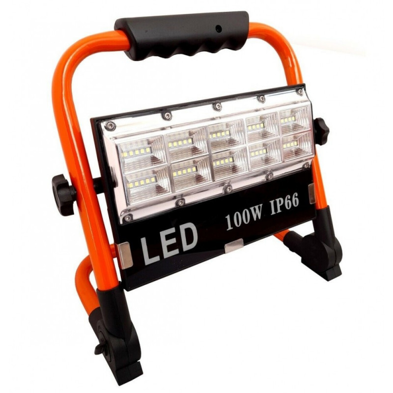 100W Hordozható COB Led reflektor beépített akkumulátoros munkalámpa - 8505