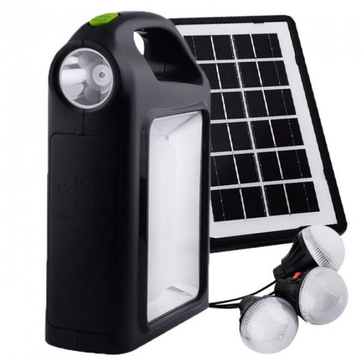 Többfunkciós LED lámpa Cclamp CL-02 napelemmel, 3 izzóval, power bank