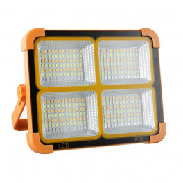500W-os LED reflektor, hordozható, IP66, 366LED, napelemes vagy USB töltéssel FA-D8-3366