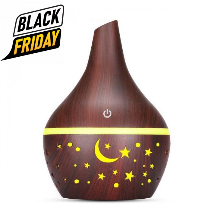 Starry Sky Aroma Diffuzor Sötét Fa 