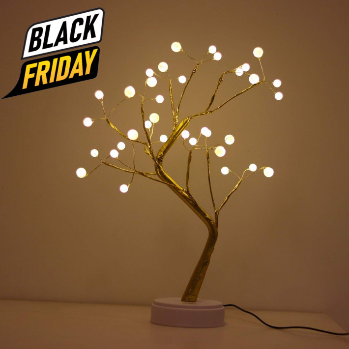 36 Led-Es Világító Bonsai Fa