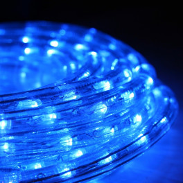Kültéri LED Kék Fénykábel, 8 Programos, 10 Méter