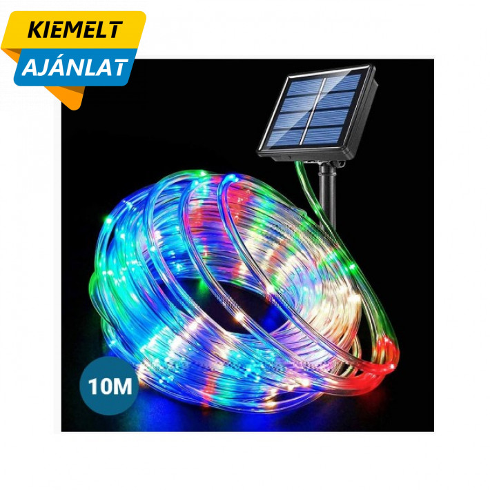 Napelemes Led fénycső 20m- RGB	