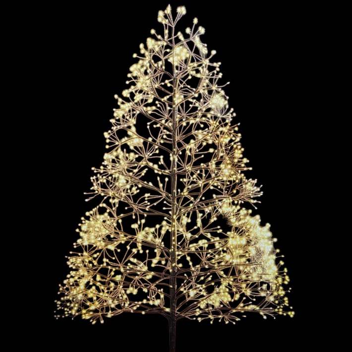 LED karácsonyi dekorációs fa 90cm - 600 LED Meleg fehér
