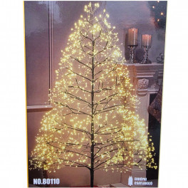 LED karácsonyi dekorációs fa 90cm - 600 LED Meleg fehér