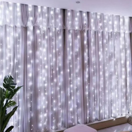 LED Fényfüggöny 2m X 2m Hidegfehér