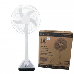 Újra Tölthető Napelemes Ventilátor JG-F316HS