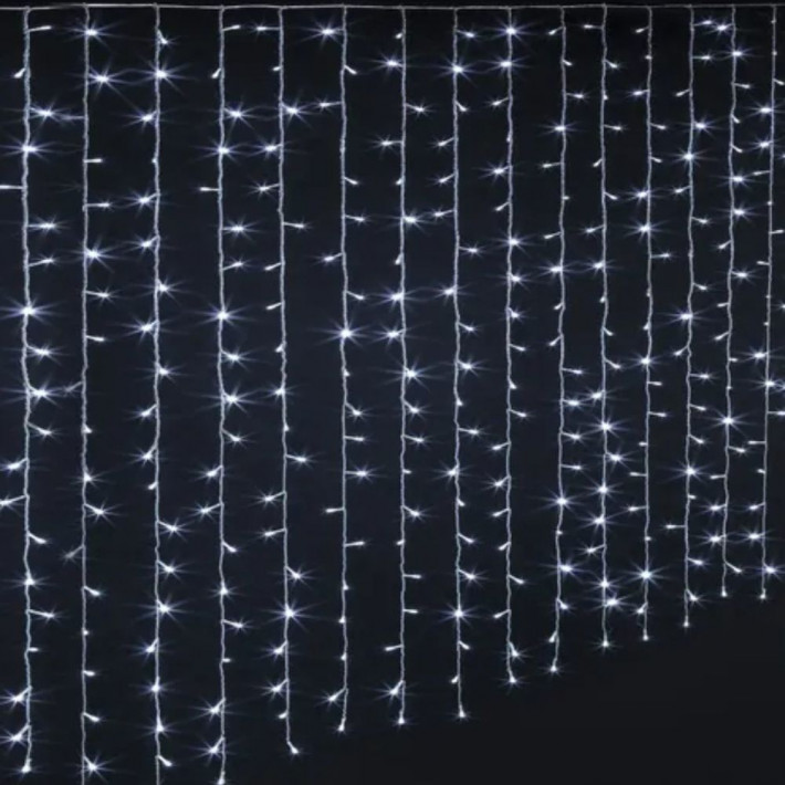 LED Fényfüggöny 2m X 2m Hidegfehér