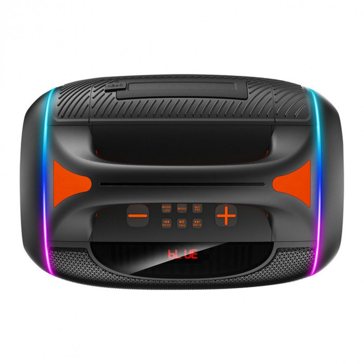 WGY-4402 hordozható Party hangszóró Dupla 4 hüvelykes RGB 50W 4500mah 