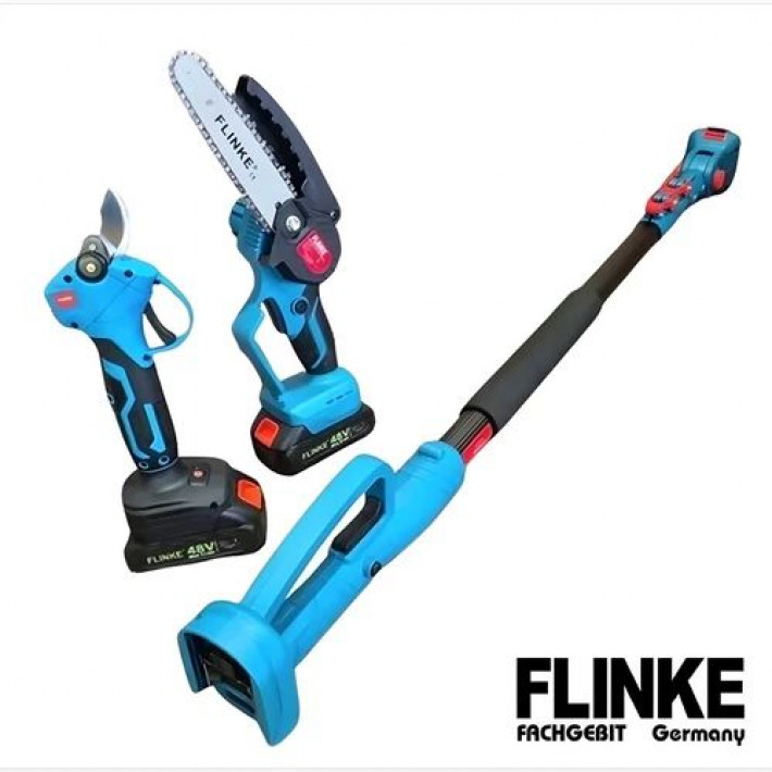 Flinke FK-8051 Magassági ágvágó láncfűrész és metszőolló készlet teleszkópos nyéllel
