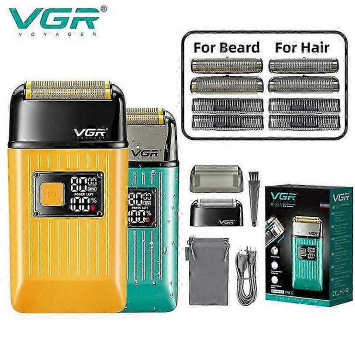 VGR V-357 Vezeték nélküli borotva, 1400 mAh, IPX6 vízálló