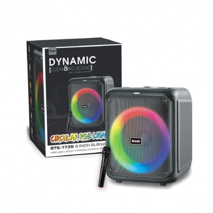 Dynamic Hordozható Bluetooth Hangszóró 8",45W, BTS-1739 