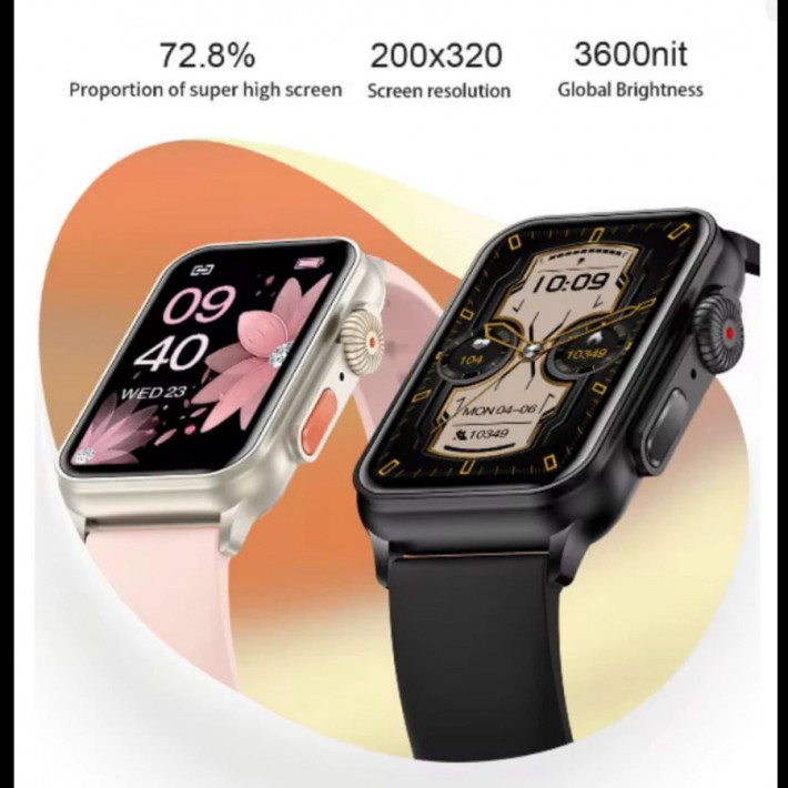 Smartwatch H23 Okosóra Aktivitás Mérővel, Fekete