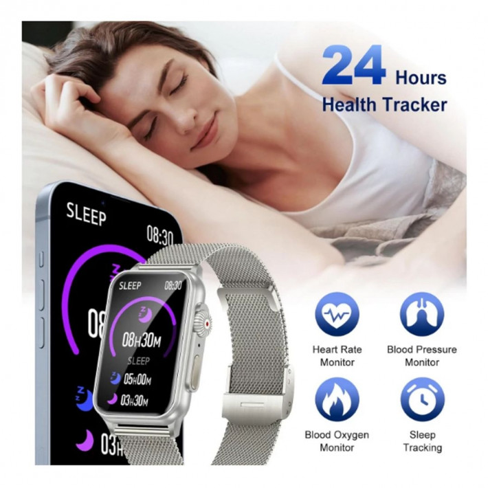 Smartwatch H23 Okosóra Aktivitás Mérővel, Fekete