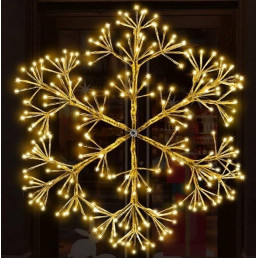 Csillagszóró hópehely 60 cm 240 Led