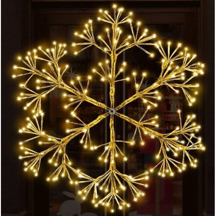 Csillagszóró hópehely 40 cm 192 Led