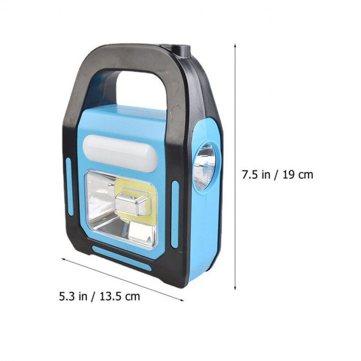 Kempinglámpa HB-9707B-2 beépített akkumulátorral
