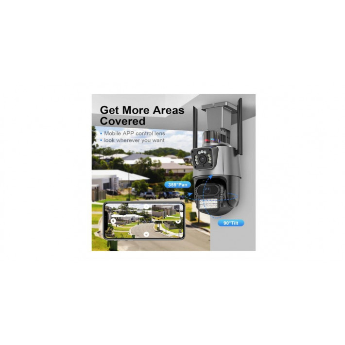 Kültéri Wi-Fi 4K IP Kamera TM-P11