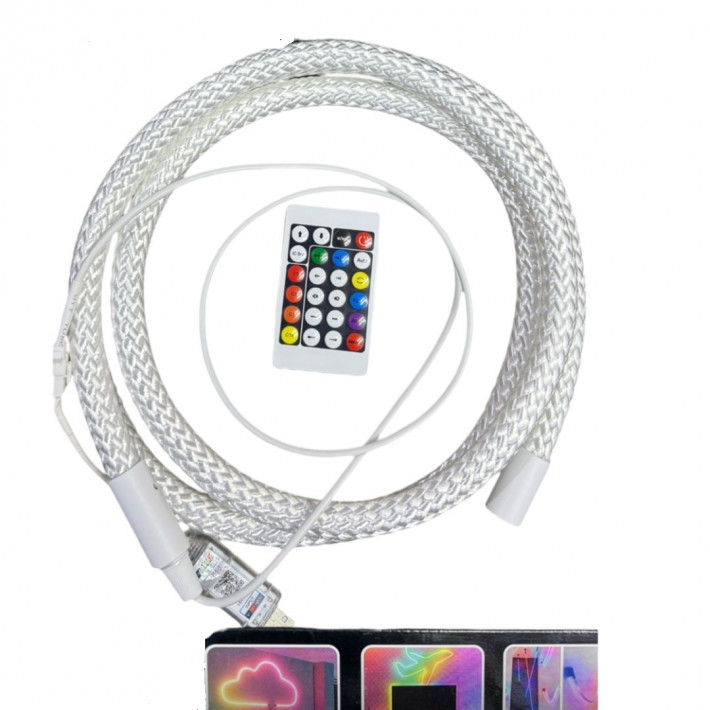 LED szalag távirányítóval, 2 méteres
