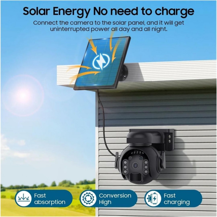  ST-515C-3M-WIFI intelligens napelemes kamera