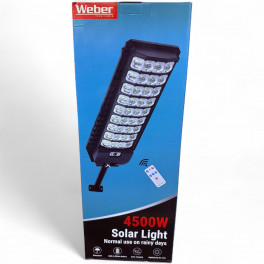 Weber 4500W napelemes LED utcai lámpa 