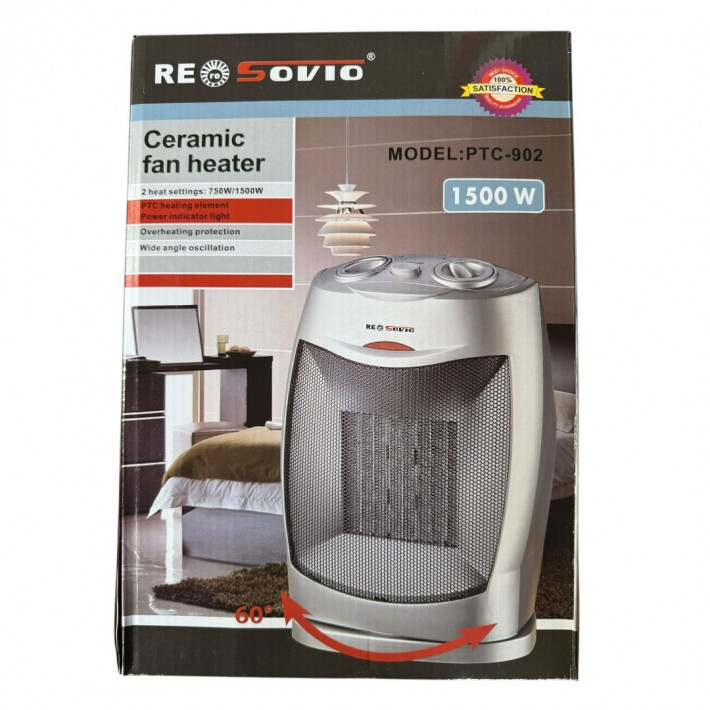 Kerámia ventilátoros fűtőberendezés PTC-902