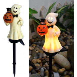 Halloweeni szellemdekoráció napelemes
