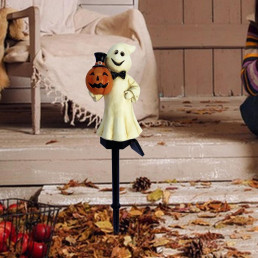 Halloweeni szellemdekoráció napelemes