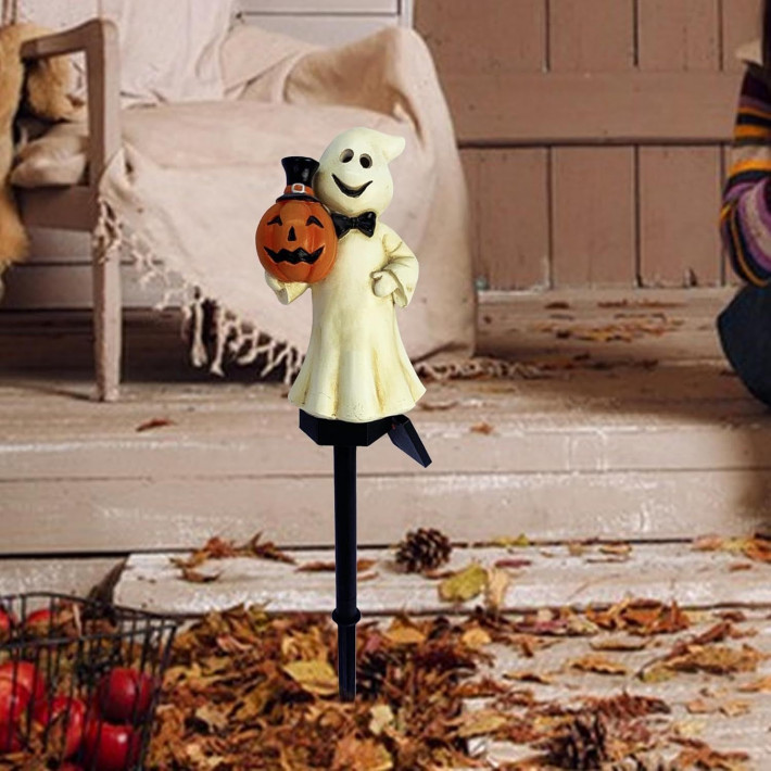 Halloweeni szellemdekoráció napelemes