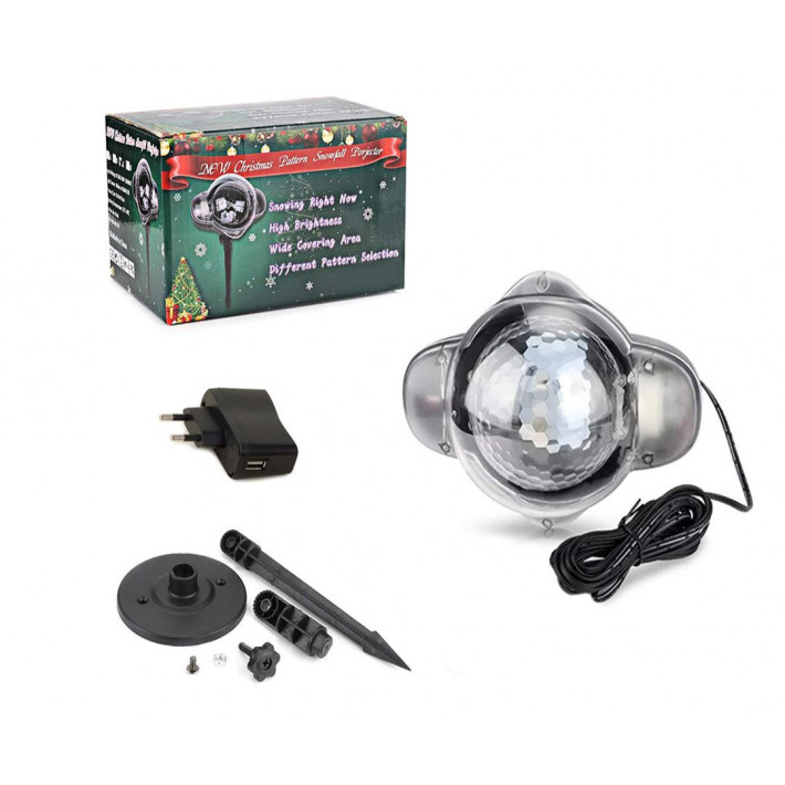 KARÁCSONYI LED DISZKÓGÖMB RGB PROJEKTOR