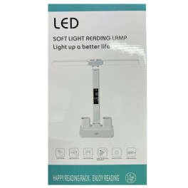 TGX-L8 Többfunkciós asztali led lámpa két fejjel, digitális kijelzóvel 