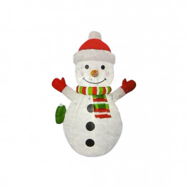 Karácsonyi figura, felfújható hóember, 1,5 m, LED lámpákkal, kerti, udvari dekorációhoz