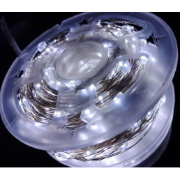 Beltéri  Karácsonyi Fényfüzér 45m 450 MikroLED hidegfehér