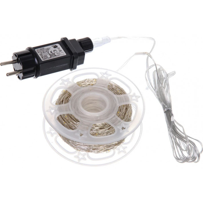 Beltéri  Karácsonyi Fényfüzér 45m 450 MikroLED melegfehér