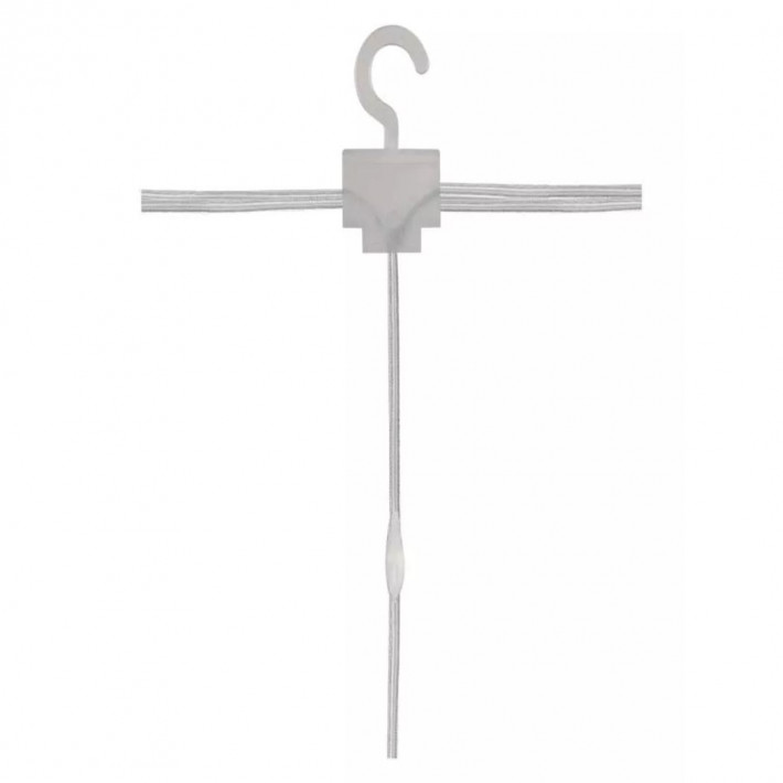 Beltéri Fémhuzalos Karácsonyi Fényfüggöny 2x1,5m 240LED hidegfehér