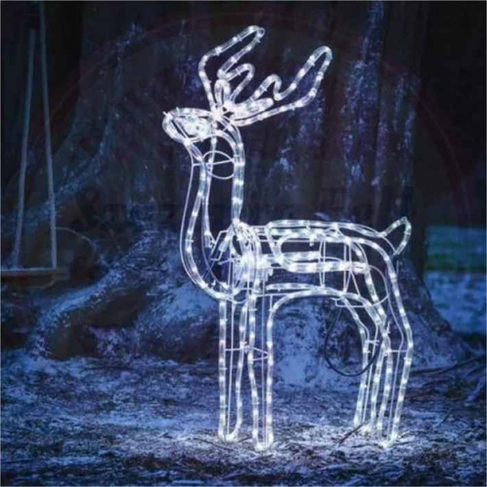 Led Rénszarvas 90cm Kültéri Karácsonyi Dekoráció Hidegfehér
