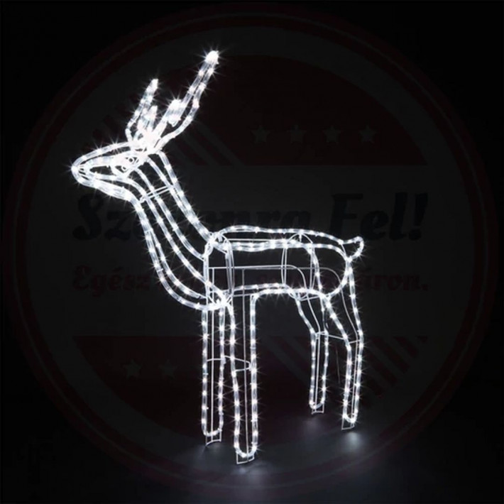 Led Rénszarvas 90cm Kültéri Karácsonyi Dekoráció Hidegfehér